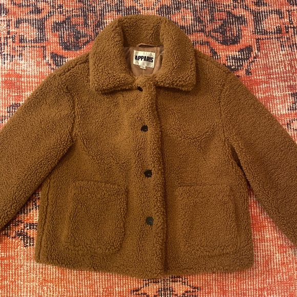 APPARIS Charlotte Fleece Faux Fur Jacket - Picture 8 of 12